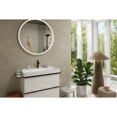 Душевая система Hansgrohe Pulsify Showerpipe 260 1jet 400 EcoSmart, Matt Black (24221670)