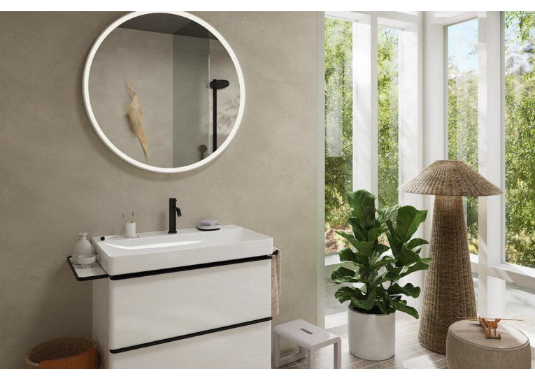 Душова система Hansgrohe Pulsify Showerpipe 260 1jet 400 EcoSmart, Matt Black (24221670)