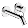 Смеситель Hansgrohe Tecturis S 165 для умывальника со стены, Chrome (73350000)