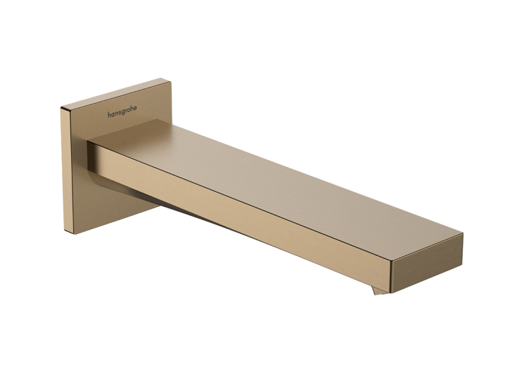 Вилив Hansgrohe Tecturis E на ванну з виступом 210 мм, Brushed Bronze (73410140)