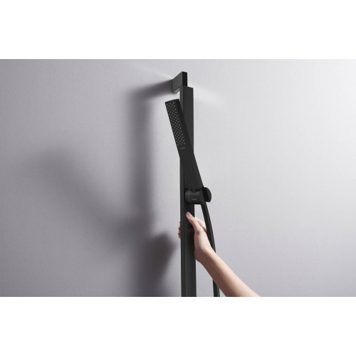 Душевой набор Hansgrohe Pulsify E 100 1jet EcoSmart+ 65 см, Matt Black (24371670)