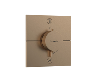 Термостат прихованого монтажу Hansgrohe ShowerSelect Comfort E на 2 функції, Brushed Bronze 15572140