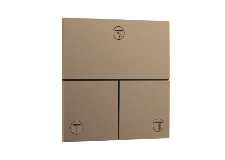 Переключатель Hansgrohe ShowerSelect Comfort E на 3 функции, Brushed Bronze 15573140