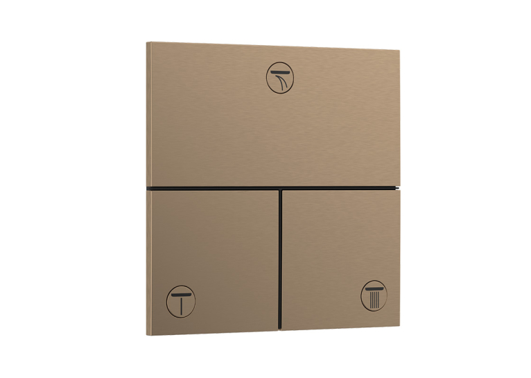 Перемикач Hansgrohe ShowerSelect Comfort E на 3 функції, Brushed Bronze 15573140