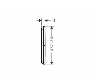 Перемикач Hansgrohe ShowerSelect Comfort E на 3 функції, Brushed Bronze 15573140