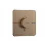 Термостат скрытого монтажа Hansgrohe ShowerSelect Comfort Q HighFlow, Brushed Bronze 15588140