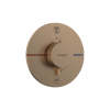 Термостат прихованого монтажу Hansgrohe ShowerSelect Comfort S на 2 функції, Brushed Bronze 15554140 (Пошкоджене пакування)