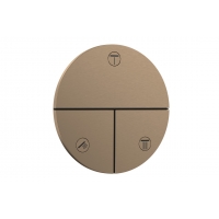 Переключатель Hansgrohe ShowerSelect Comfort S на 3 функции, Brushed Bronze 15558140