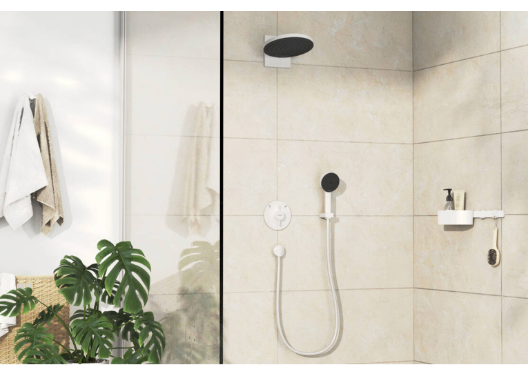 Змішувач прихованого монтажу Hansgrohe DuoTurn S на 2 функції, Matt White 75418700