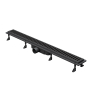 Трап лінійний AQUA 70cм та решіткою Line mattblack