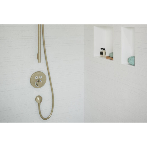 Термостат скрытого монтажа Hansgrohe ShowerSelect S на 2 клавиши Brushed Bronze 15743140