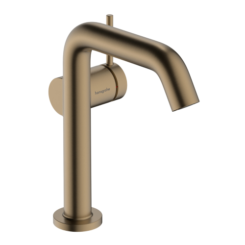 Змішувач Hansgrohe Tecturis S 150 Fine CoolStart для умивальника без донного клапана, Brushed Bronze (73341140) (Пошкоджене пакування)