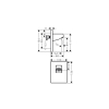Кронштейн для верхнього душу Hansgrohe Pulsify 105, Brushed Bronze (24139140) (Пошкоджене пакування)