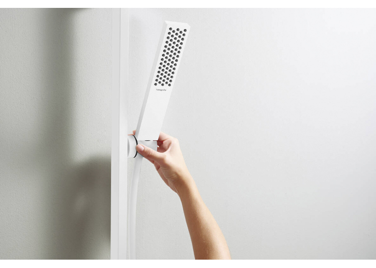 Душевой набор Hansgrohe Pulsify E 100 1jet EcoSmart+ 65 см, Matt White (24371700)
