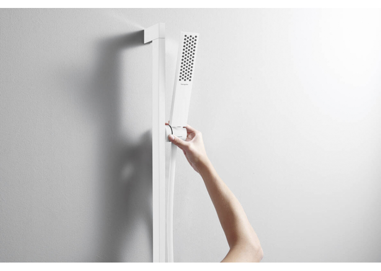 Душевой набор Hansgrohe Pulsify E 100 1jet EcoSmart+ 65 см, Matt White (24371700)