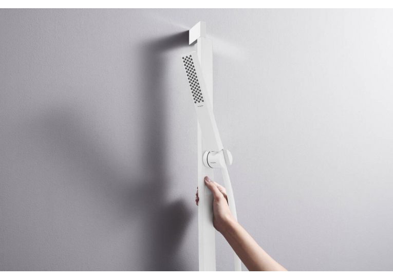 Душевой набор Hansgrohe Pulsify E 100 1jet EcoSmart+ 65 см, Matt White (24371700)