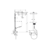 Душова система Hansgrohe Rainfinity Showerpipe 360 1jet з термостатом ShowerTablet 350, Matt White 26853700