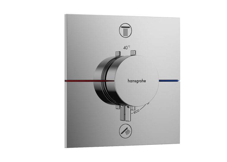 Термостат прихованого монтажу Hansgrohe ShowerSelect Comfort E на 2 функції, Chrome 15572000