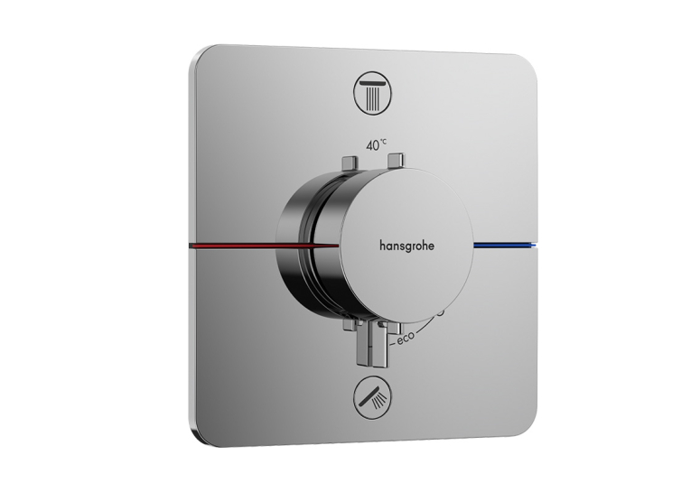 Термостат скрытого монтажа Hansgrohe ShowerSelect Comfort Q на 2 функции, Chrome 15583000