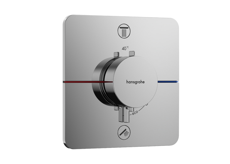 Термостат скрытого монтажа Hansgrohe ShowerSelect Comfort Q на 2 функции, Chrome 15583000