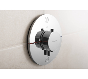 Термостат скрытого монтажа Hansgrohe ShowerSelect Comfort S на 2 функции, Chrome 15554000