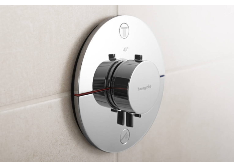 Термостат прихованого монтажу Hansgrohe ShowerSelect Comfort S на 2 функції, Chrome 15554000