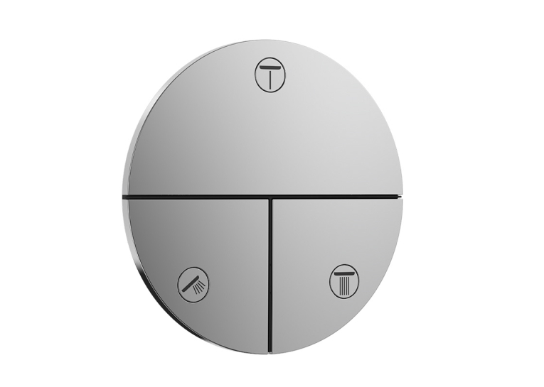 Переключатель Hansgrohe ShowerSelect Comfort S на 3 функции, Chrome 15558000