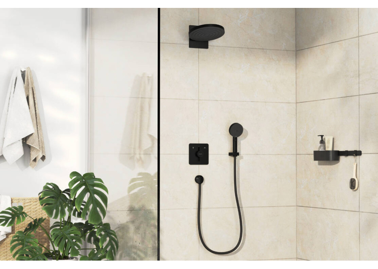 Змішувач прихованого монтажу Hansgrohe DuoTurn Q на 2 функції, Matt Black 75414670