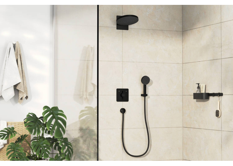Смеситель скрытого монтажа Hansgrohe DuoTurn Q на 2 функции, Matt Black 75414670