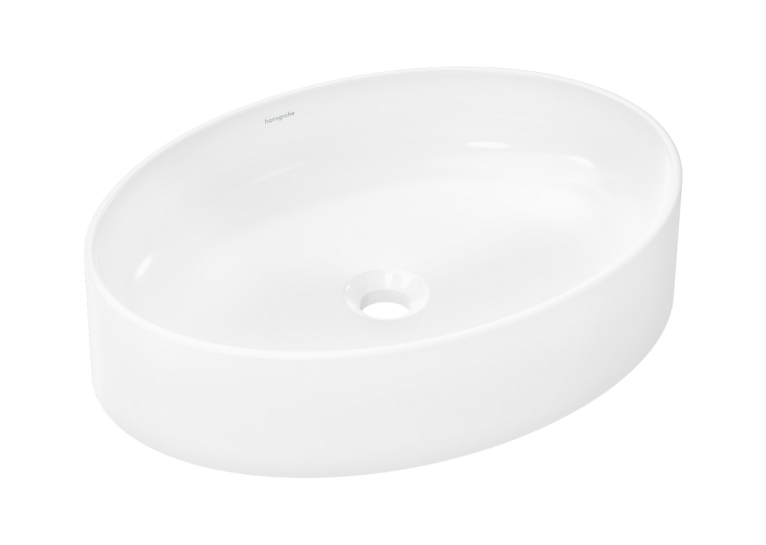 Умивальник накладний без переливу Hansgrohe Xuniva D SmartClean, 550х400 мм, White (61072450)