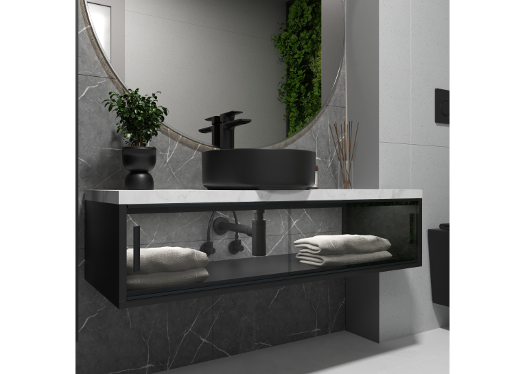 Сифон для умивальника Koller Pool латунь d32, чорний 1049520648