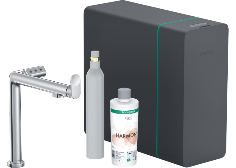 Змішувач кухонний Hansgrohe Aqittura M91 SodaSystem 240 1jet кухонний сет (76810000) Chrome