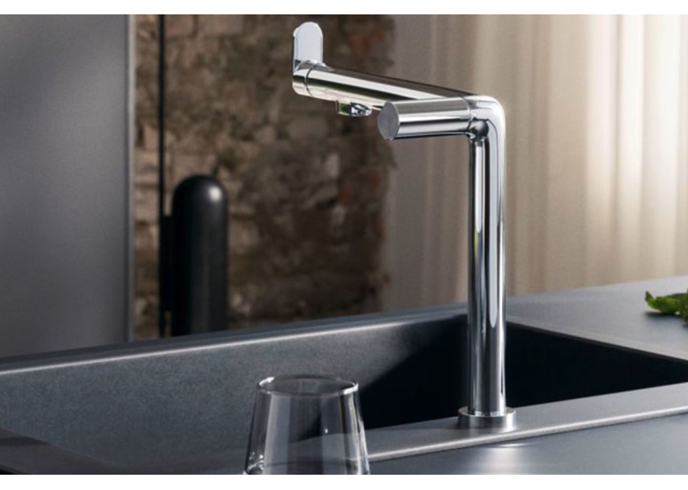 Змішувач кухонний Hansgrohe Aqittura M91 SodaSystem 240 1jet кухонний сет (76810000) Chrome