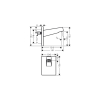 Кронштейн для верхнего душа Hansgrohe Pulsify 260, Brushed Bronze (24149140) (Повреждённая упаковка)