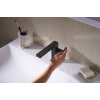 Смеситель Hansgrohe Tecturis E 110 Fine CoolStart для умывальника с донным клапаном pop-up, Matt Black (73023670)