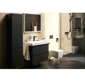 Змішувач Hansgrohe Tecturis E 210 Fine CoolStart для умивальника зповоротним виливом, Matt Black (73060670) (виставковий зразок)