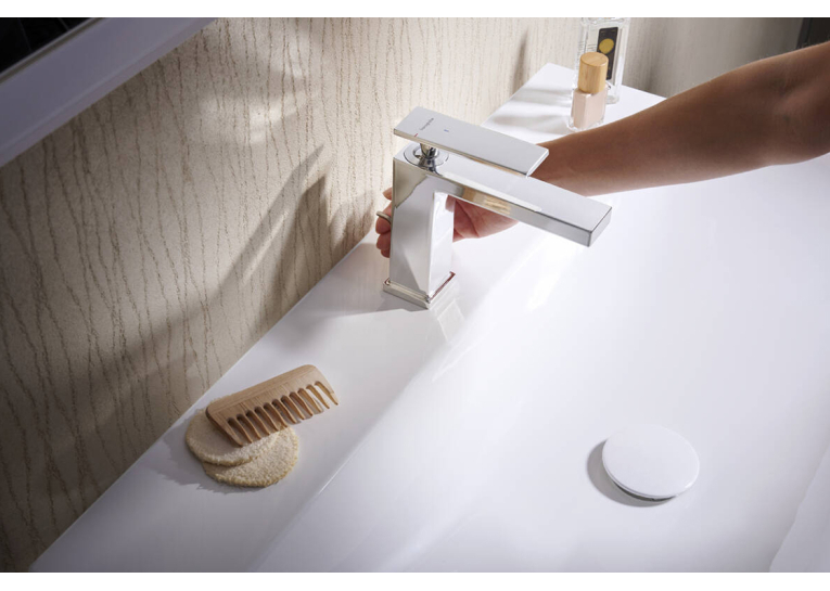 Змішувач Hansgrohe Tecturis E 110 CoolStart для умивальника, Chrome (73014000)