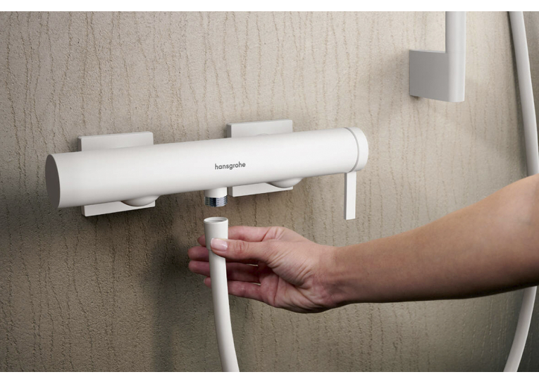 Змішувач Hansgrohe Tecturis E для душу, Matt White (73620700)