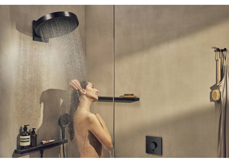 Термостат прихованого монтажу Hansgrohe ShowerSelect Comfort E на 2 функції, Matt Black 15572670