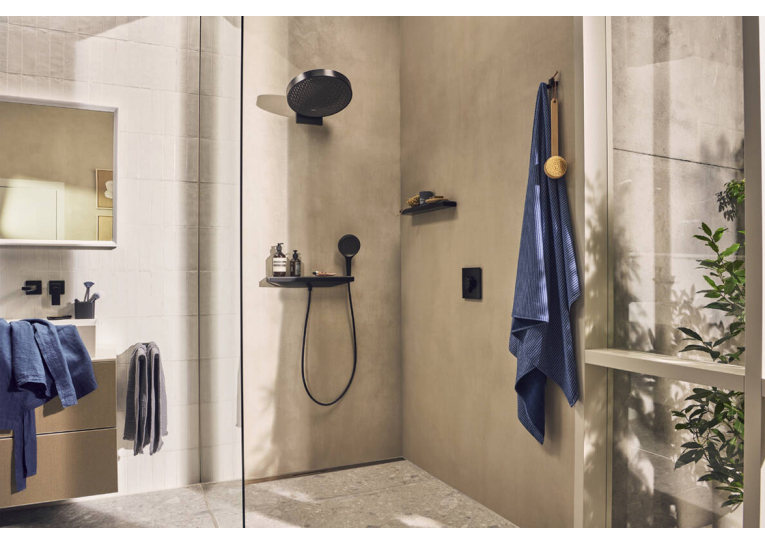 Термостат прихованого монтажу Hansgrohe ShowerSelect Comfort E на 2 функції, Matt Black 15572670