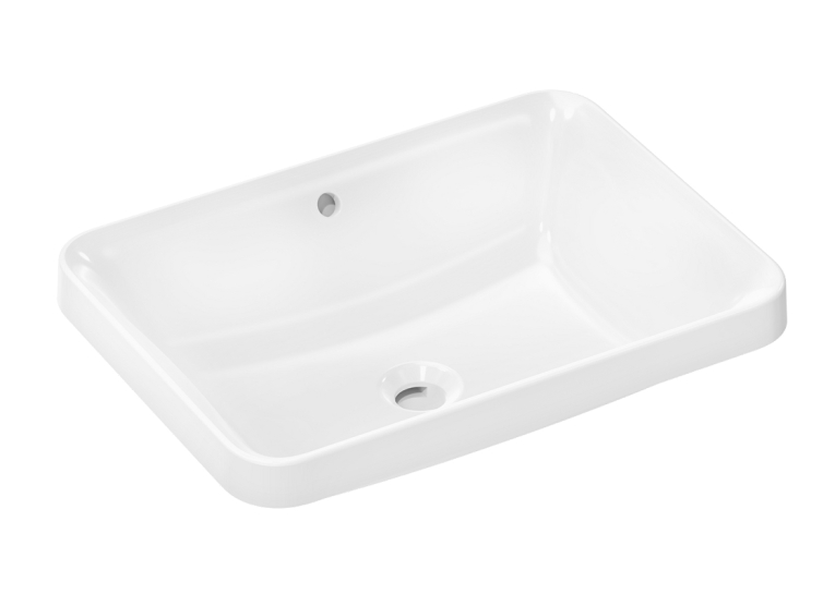 Умивальник врізний на стільницю Hansgrohe Xuniva Q, 550х400 мм, White (60158450)