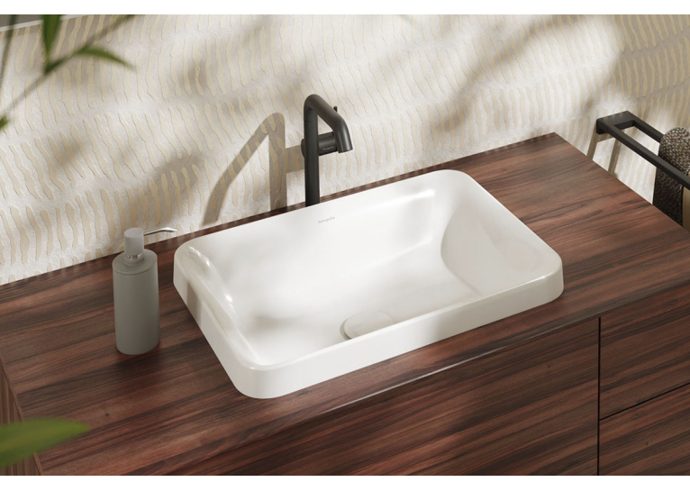 Умывальник врезной на столешницу Hansgrohe Xuniva Q, 550х400 мм, White (60158450)