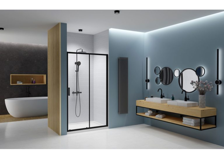 Душові двері Radaway Premium Pro Black DWJ 1300x2000 ліва 1014130-54-01L