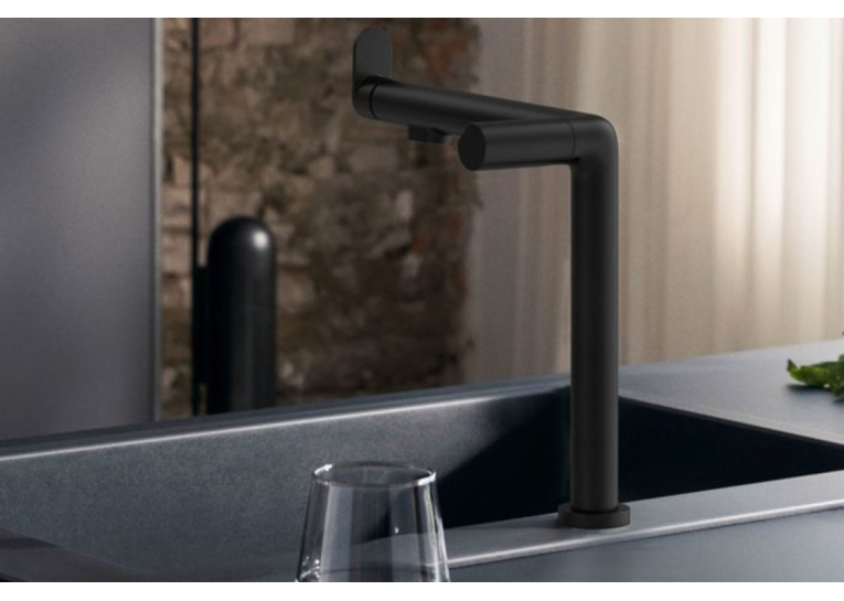 Змішувач кухонний Hansgrohe Aqittura M91 SodaSystem 240 1jet кухонний сет (76810670) Matt Black