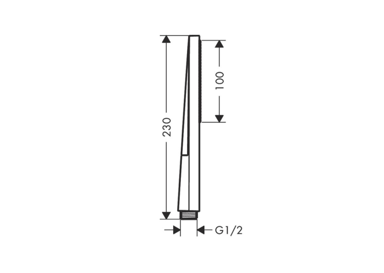 Ручний душ Hansgrohe Pulsify E 100 1jet EcoSmart Matt White (24320700)
