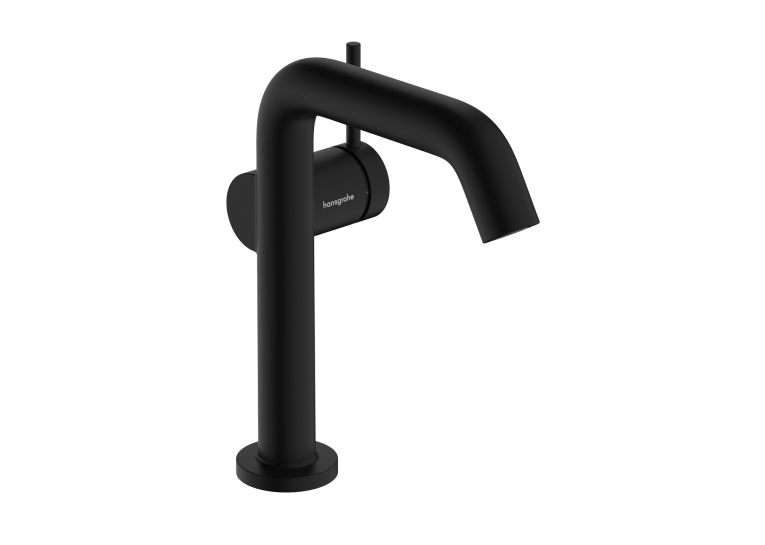 Смеситель Hansgrohe Tecturis S 150 Fine CoolStart для умывальника без донного клапана, Matt Black (73341670)