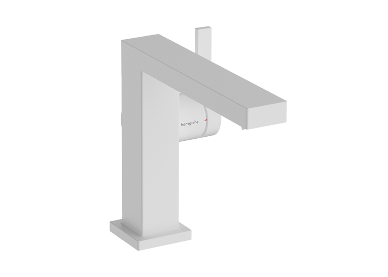 Смеситель Hansgrohe Tecturis E 110 Fine CoolStart для умывальника с донным клапаном pop-up, Matt White (73023700)