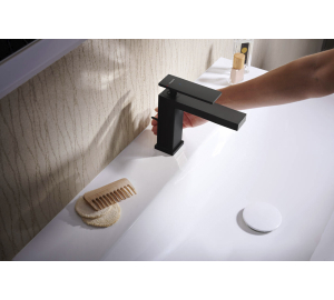 Смеситель Hansgrohe Tecturis E 110 CoolStart для умывальника, Matt Black (73014670)