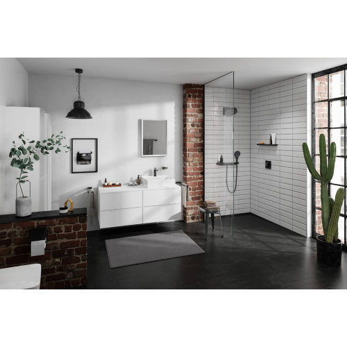 Смеситель Hansgrohe Tecturis E 110 CoolStart для умывальника, Matt Black (73014670)