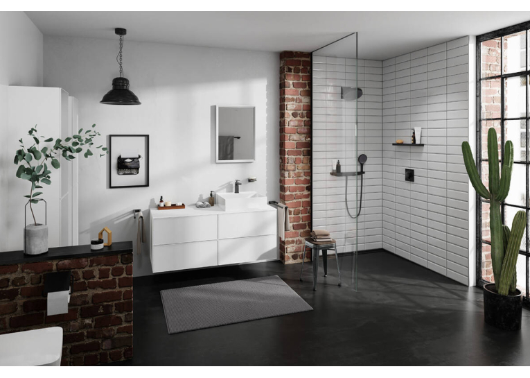 Змішувач Hansgrohe Tecturis E 110 CoolStart для умивальника, Matt Black (73014670)